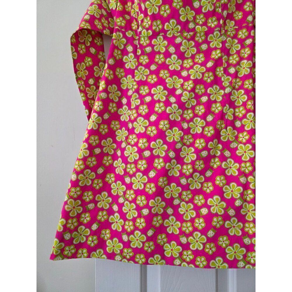 VTG Lilly pulitzer Sleeveless Floral Mini Dress 4 - Picture 4 of 7